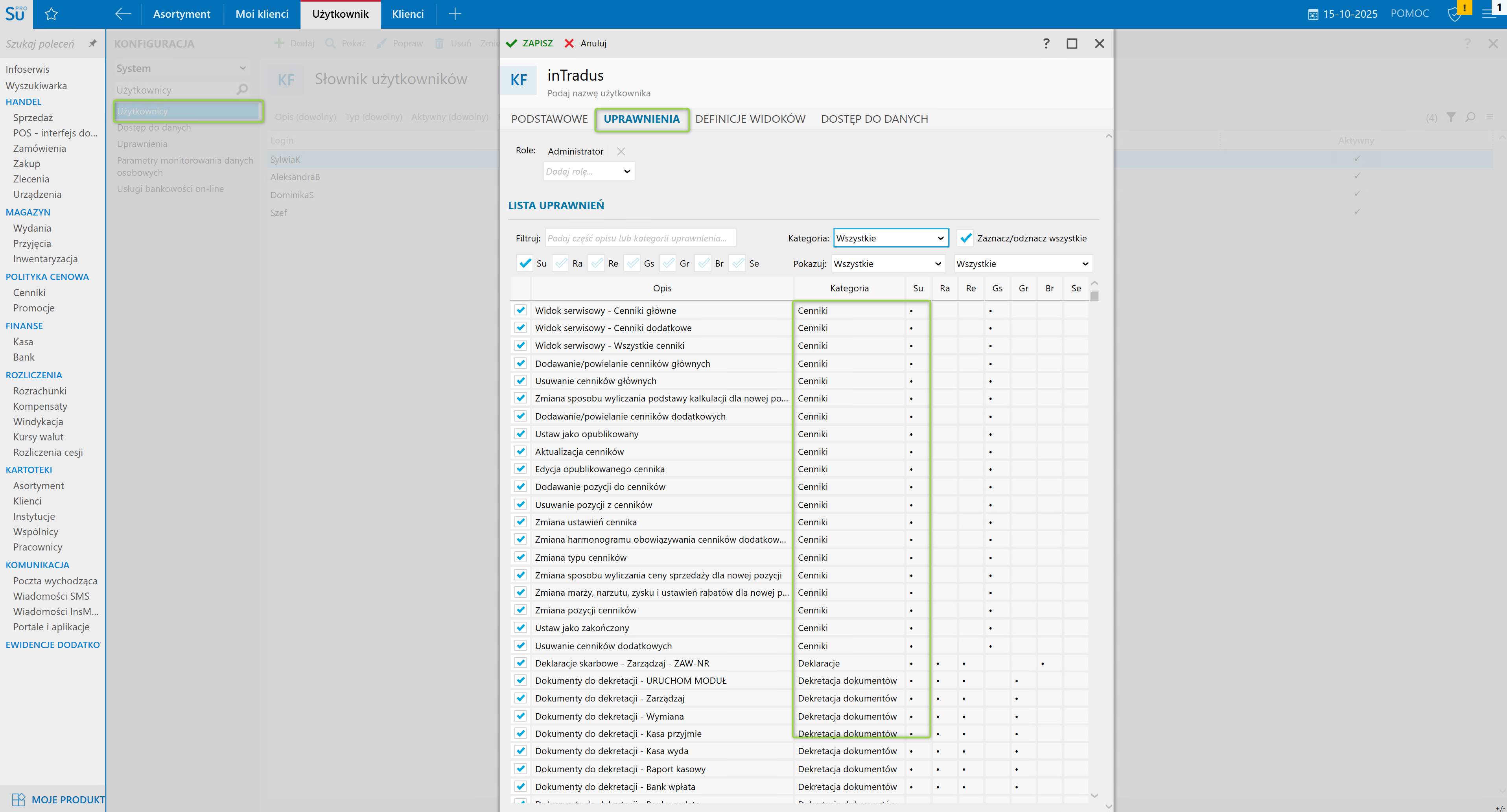 Dodawnie użytkownika w Subiekt nexo PRO